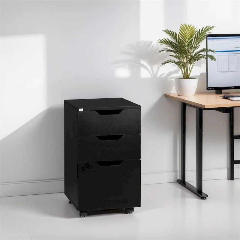 Mobile Storage Cabinet Organizer w/Drawer,Printer Stand with Castors